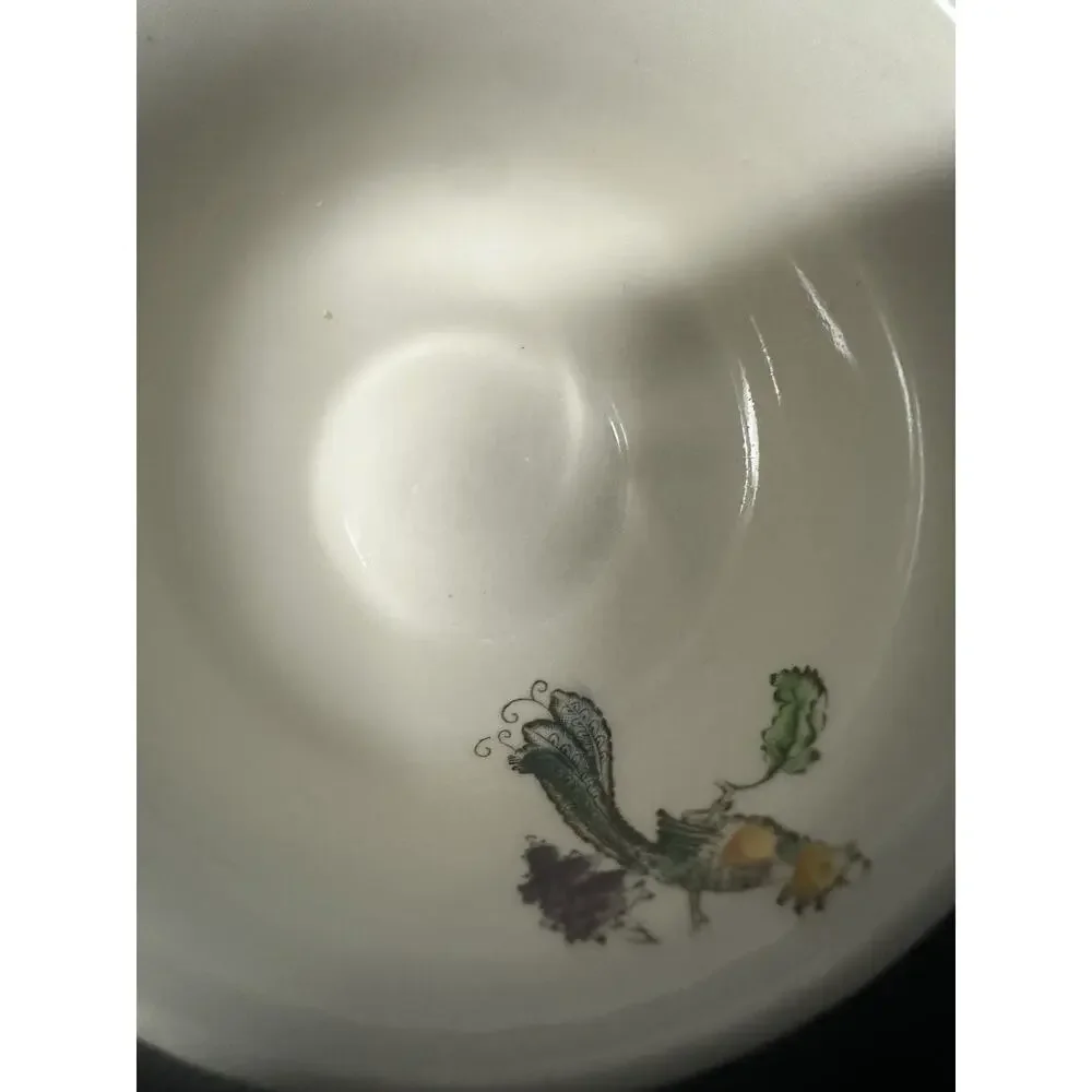 Vintage Johnson Brothers Bird of Paradise Tea Cup Floral Fruit England 3.5in